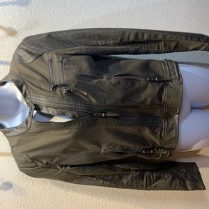 Olive green Moto jacket